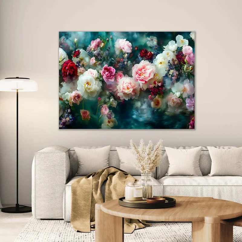 5D Diamond Painting – Mystische Blütenträume