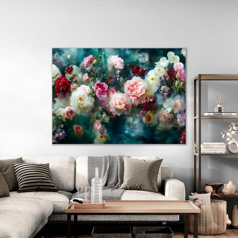 5D Diamond Painting – Mystische Blütenträume