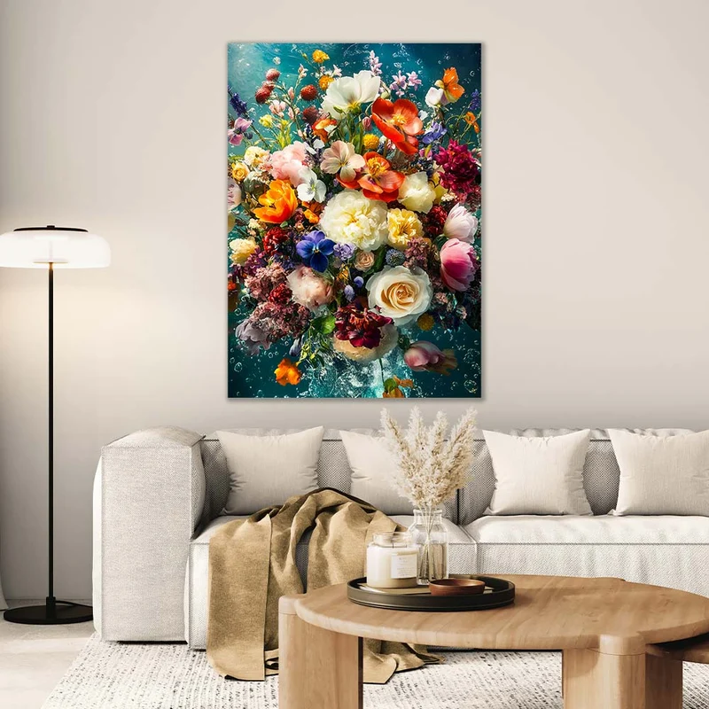 5D Diamond Painting – Florale Tiefenpracht