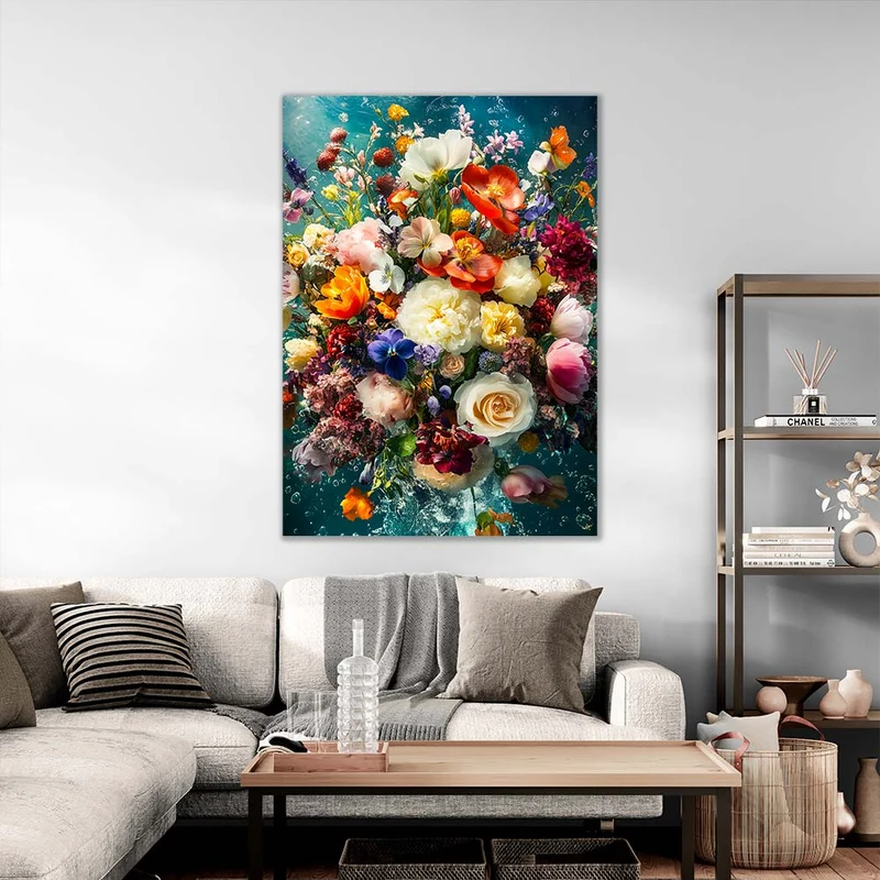 5D Diamond Painting – Florale Tiefenpracht