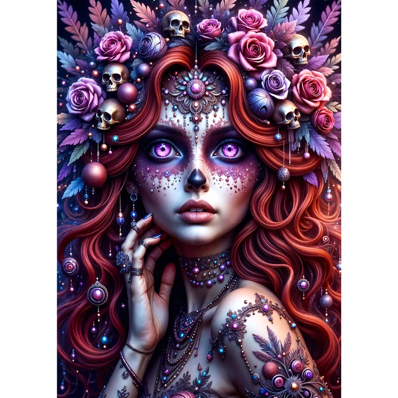 5D Diamond Painting – Königin der Schatten