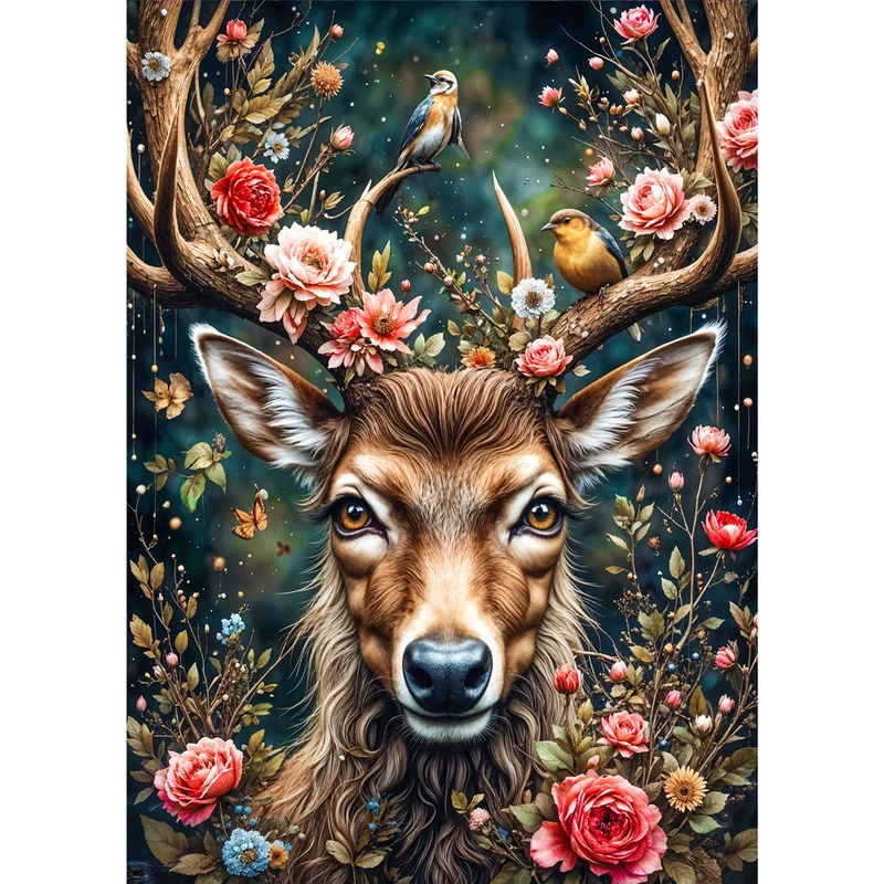 5D Diamond Painting – Majestät des Waldes