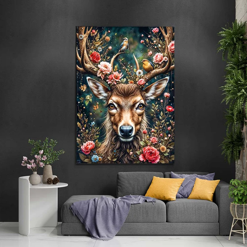 5D Diamond Painting – Majestät des Waldes