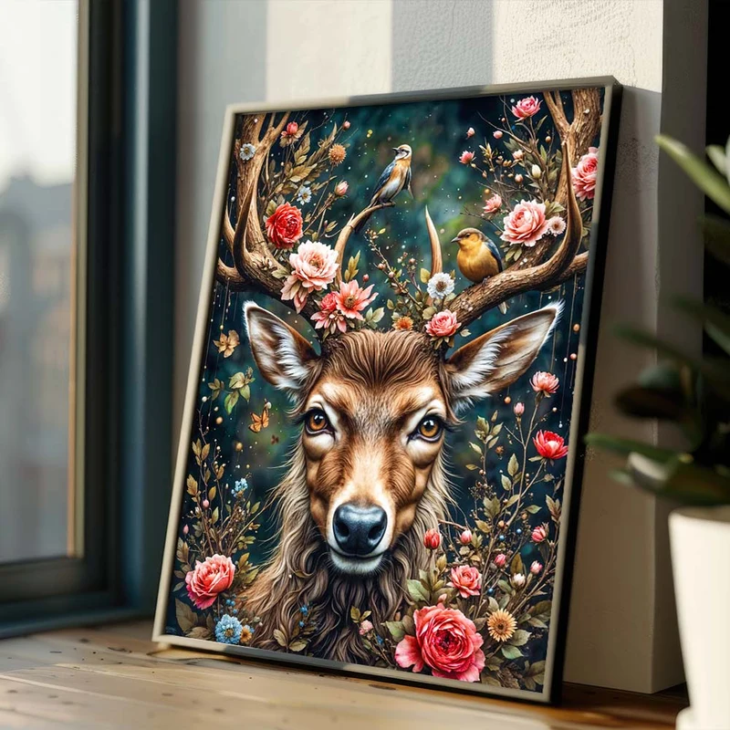 5D Diamond Painting – Majestät des Waldes