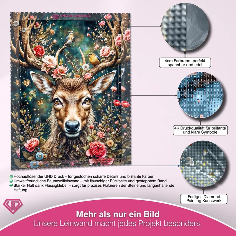 5D Diamond Painting – Majestät des Waldes