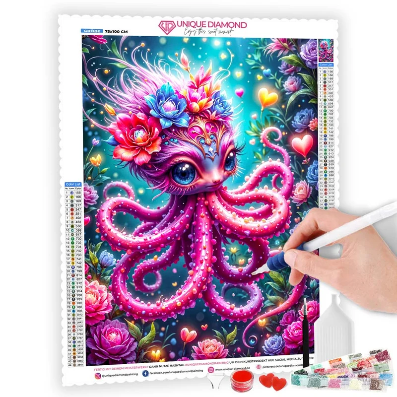 5D Diamond Painting – Oktoprinzessin
