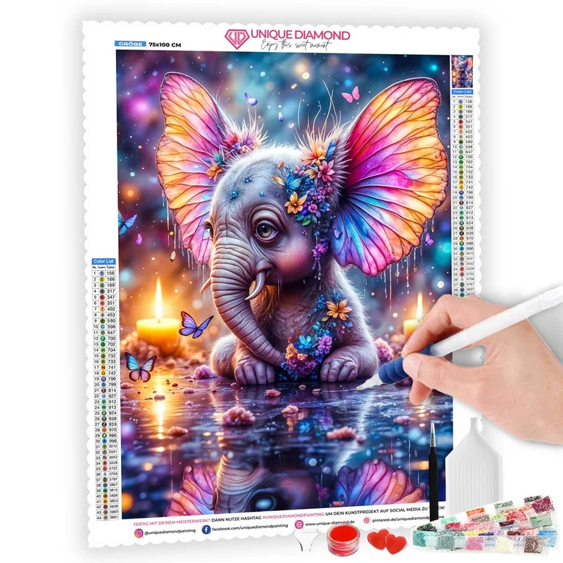 5D Diamond Painting – Zauberohren