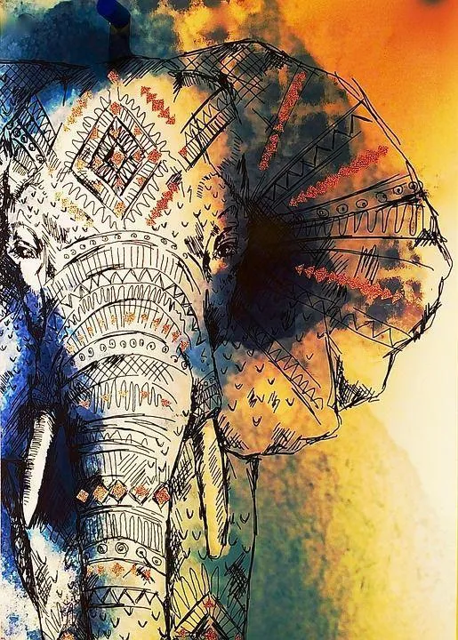 Elephant Pattern PIX-228