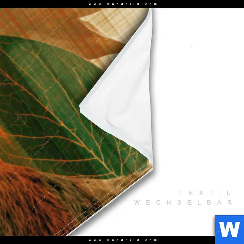 Wechselmotiv | Hirsch - Waldkönig in Herbstfarben | Panorama
