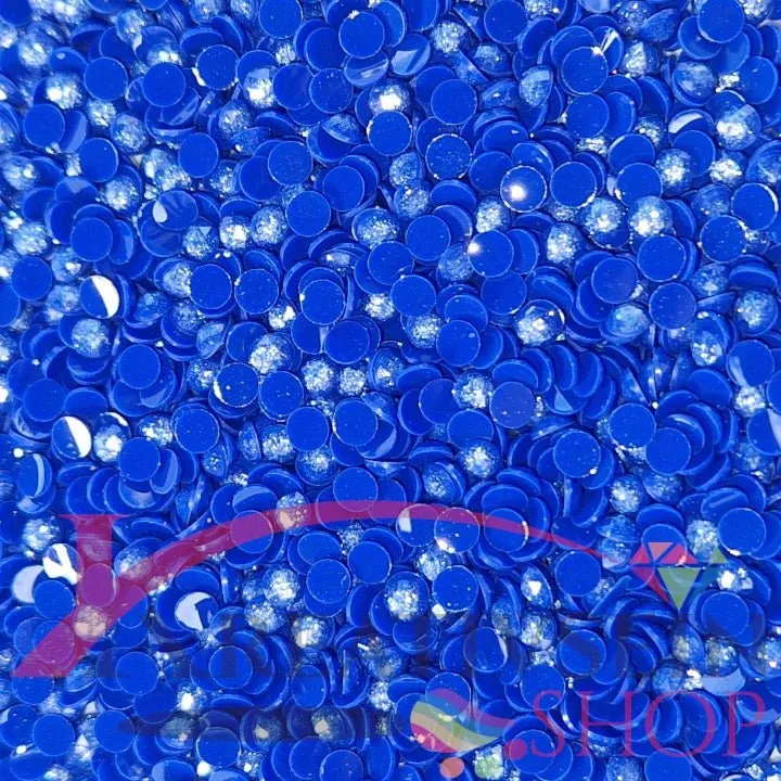 DMC 820 Royal Blue VY DK - runde Steine - Fairy Dust - Diamond Painting