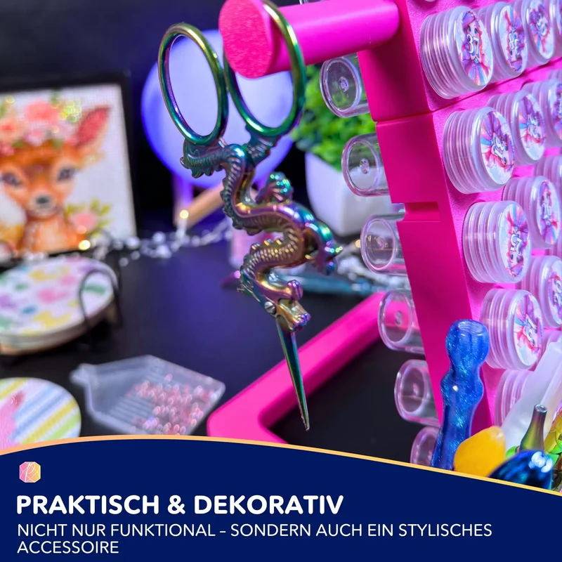 Diamond Painting Schere - Drache