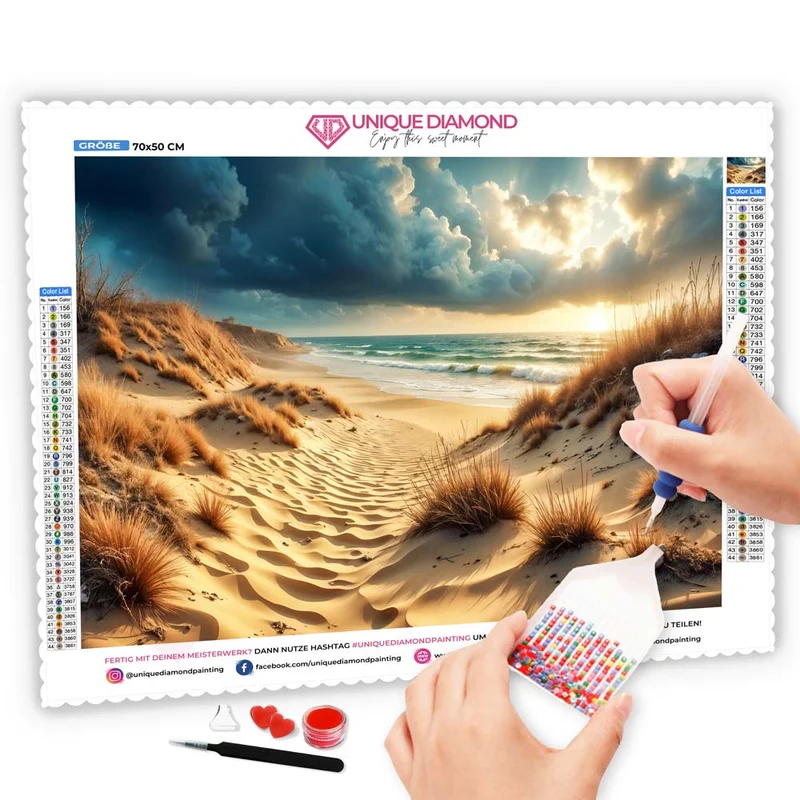 5D Diamond Painting – Goldene Dünen