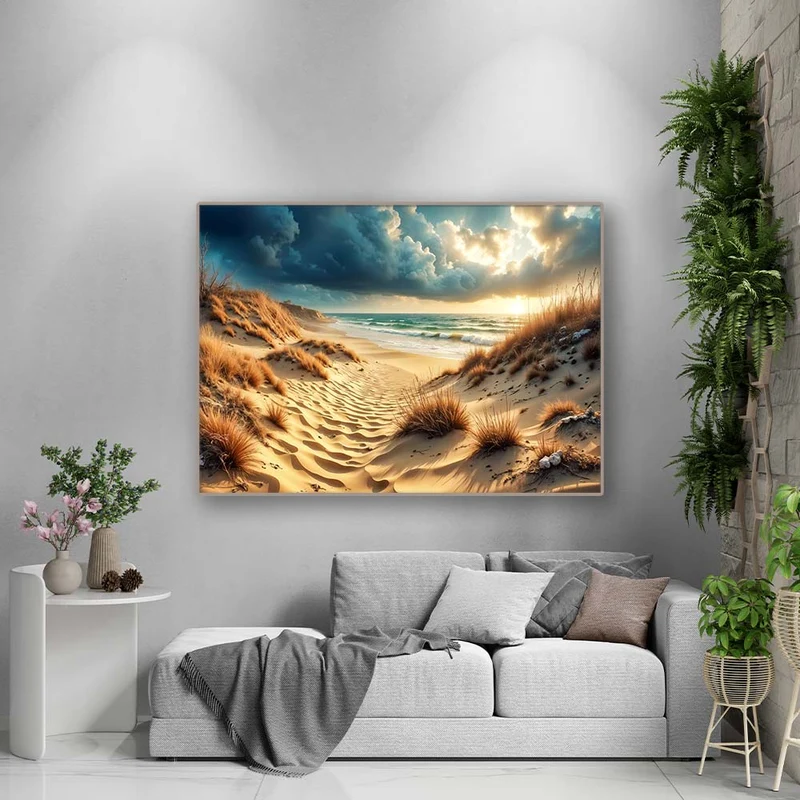 5D Diamond Painting – Goldene Dünen