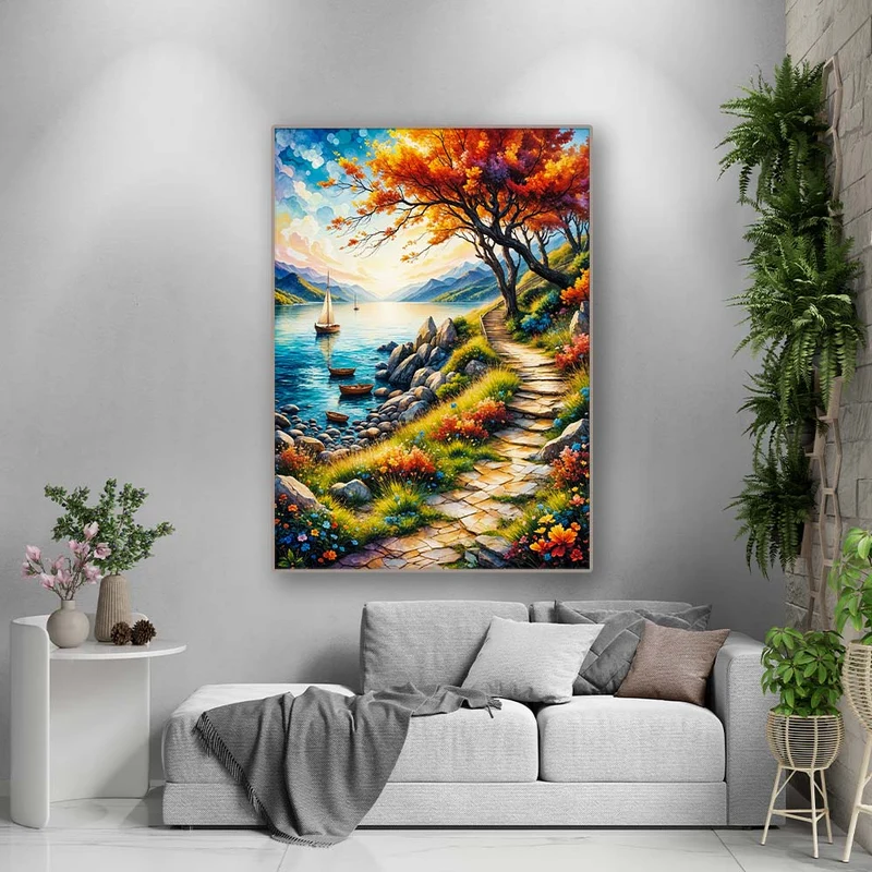 5D Diamond Painting – Pfad des Lichts