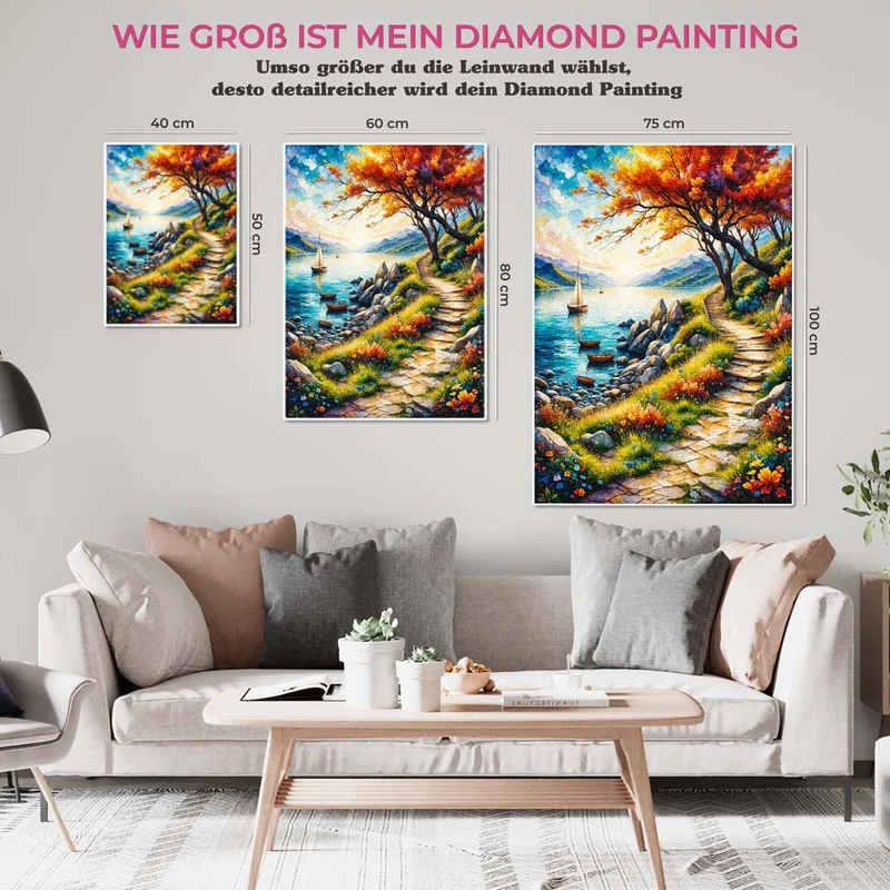 5D Diamond Painting – Pfad des Lichts