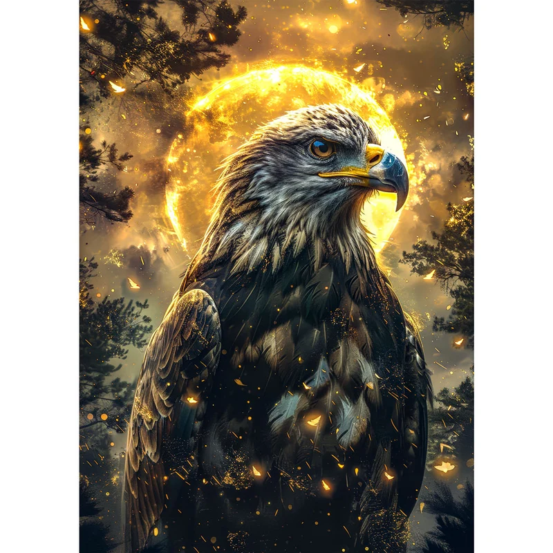 5D Diamond Painting – Mondwächter