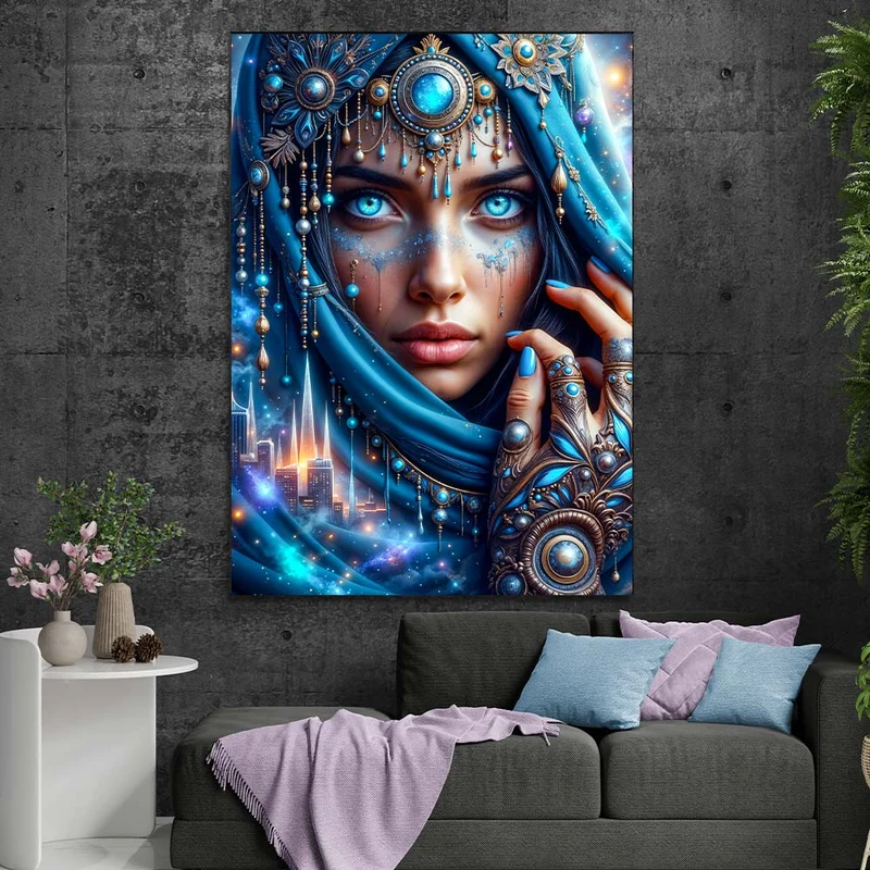 5D Diamond Painting – Sternenblick der Wüstenprinzessin