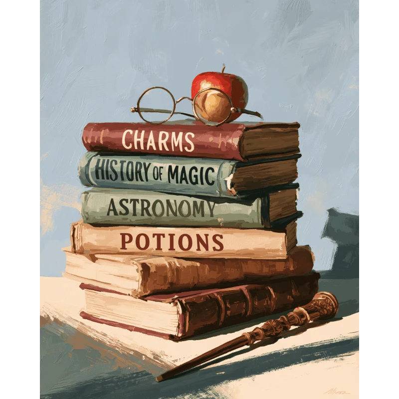Stapel Zauberbücher