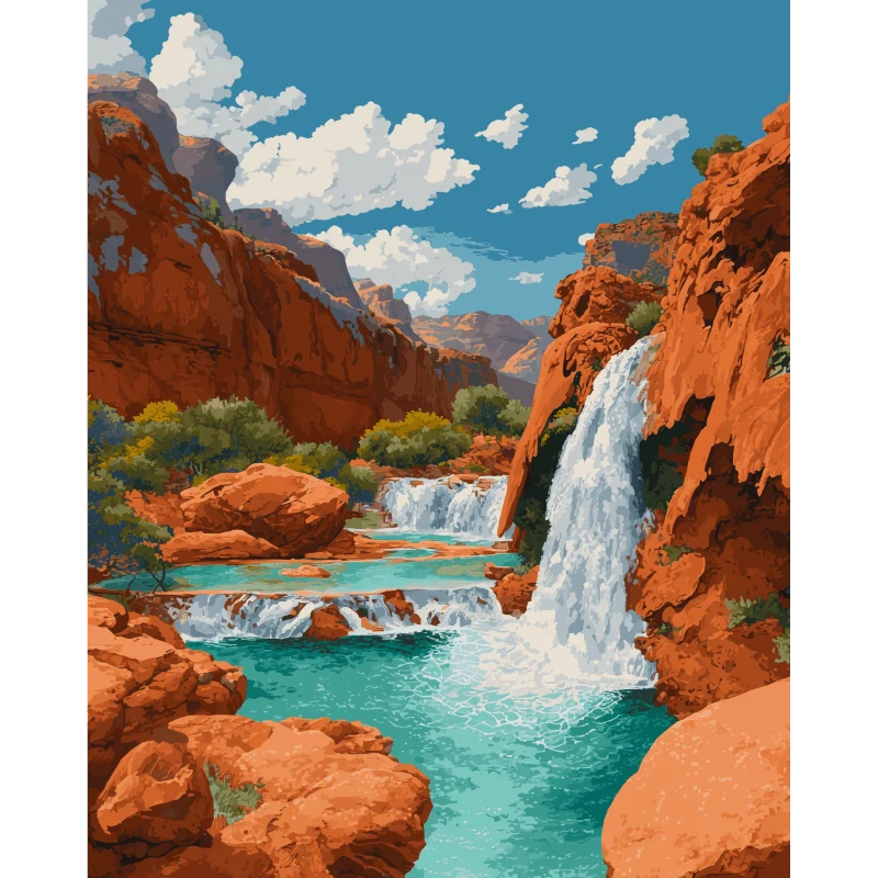 Canyon Wasserfall