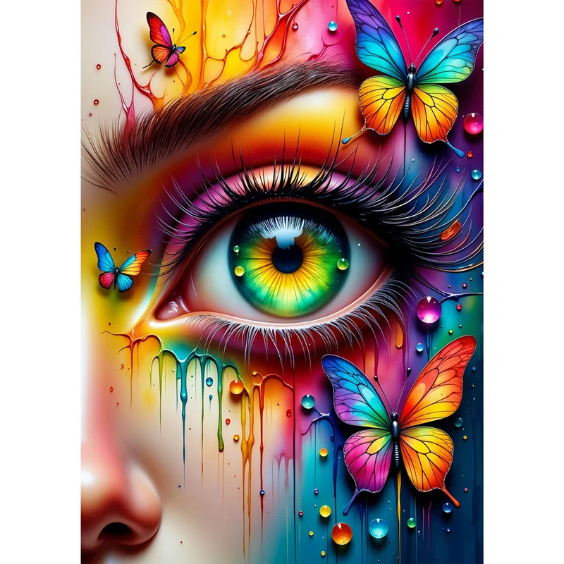5D Diamond Painting – Farbmagie des Auges