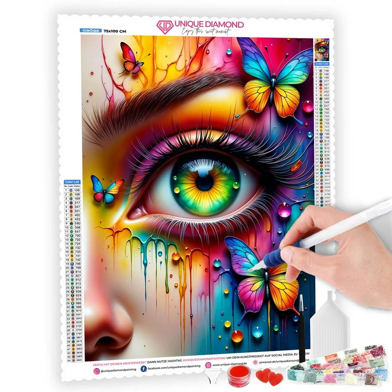 5D Diamond Painting – Farbmagie des Auges