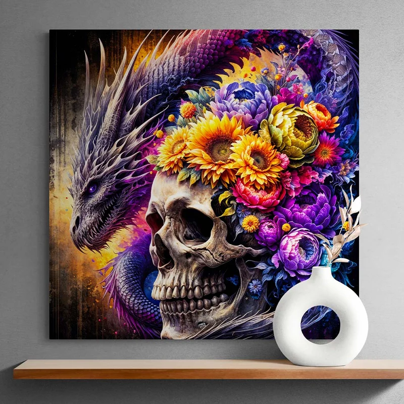 5D Diamond Painting – Drachenblüte