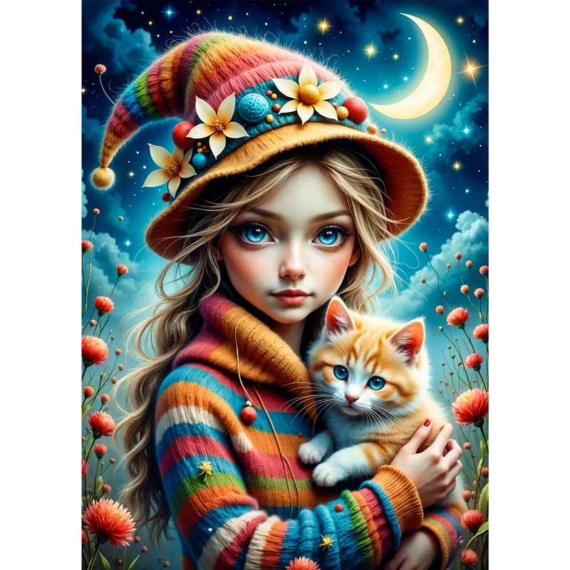 5D Diamond Painting – Mondscheinzauber