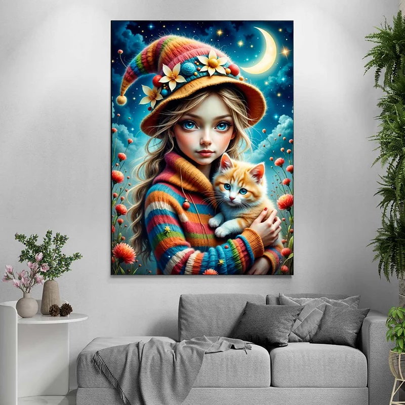 5D Diamond Painting – Mondscheinzauber