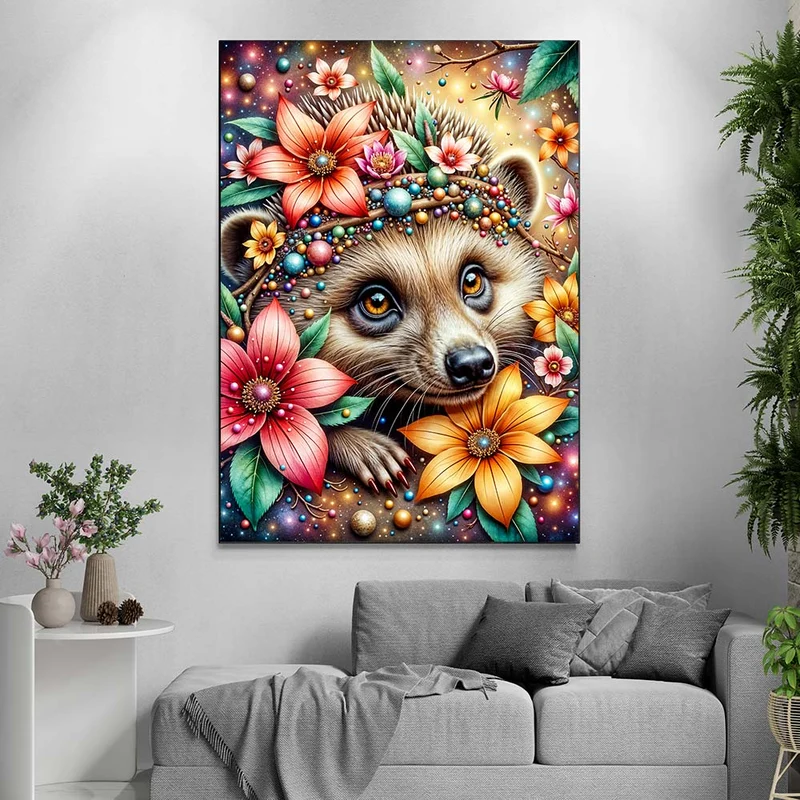 5D Diamond Painting – Magischer Igel