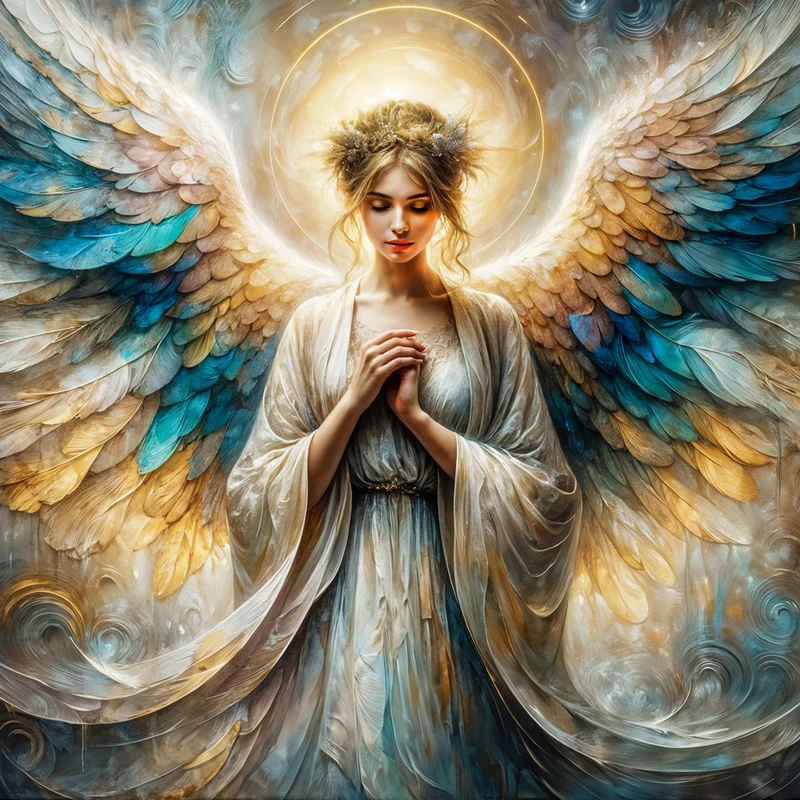 5D Diamond Painting – Himmlische Wächterin