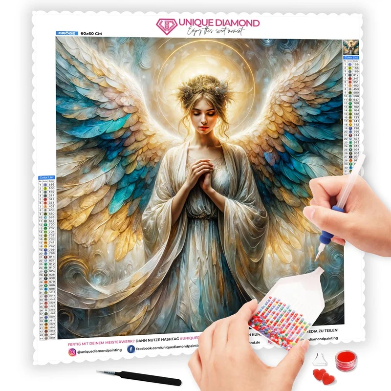 5D Diamond Painting – Himmlische Wächterin