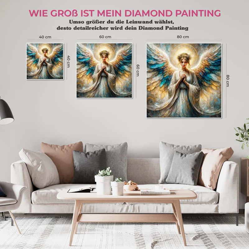 5D Diamond Painting – Himmlische Wächterin