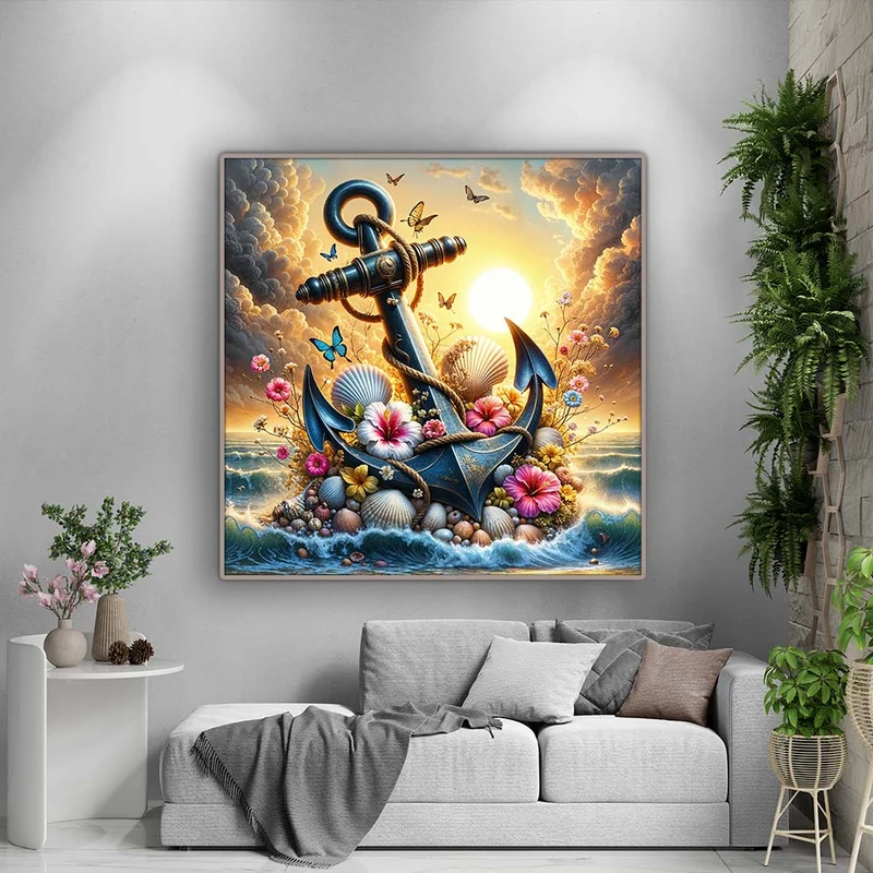5D Diamond Painting – Anker des Lichts
