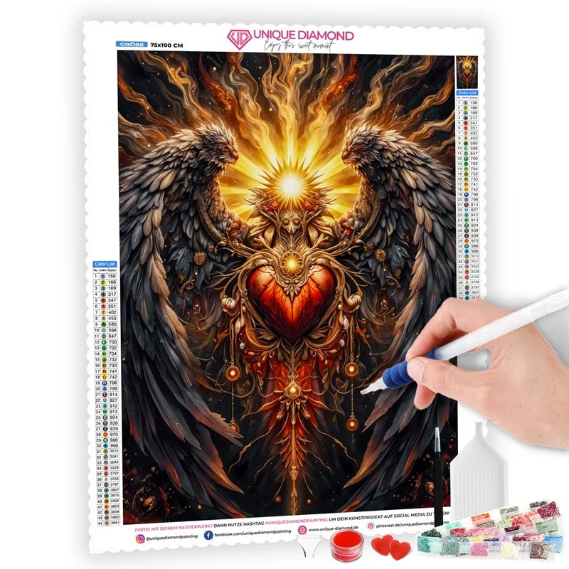 5D Diamond Painting – Herz der Ewigkeit