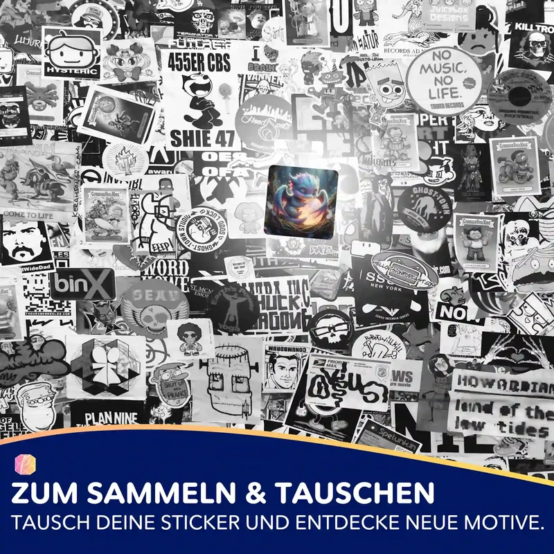 Aufkleber 5er-Set - Lichtdrache Faye "Limited Edition"