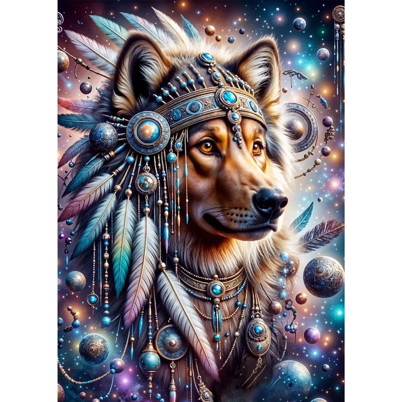 5D Diamond Painting – Spiritueller Wächter
