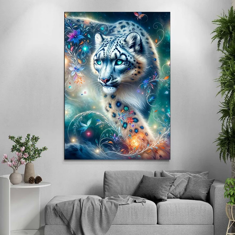 5D Diamond Painting – Sternenleopard