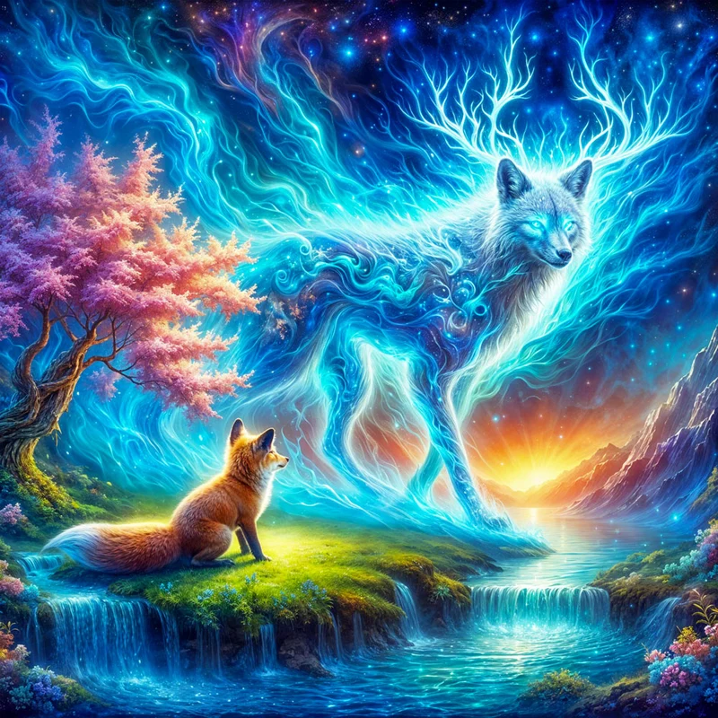 5D Diamond Painting – Mystischer Seelenfuchs