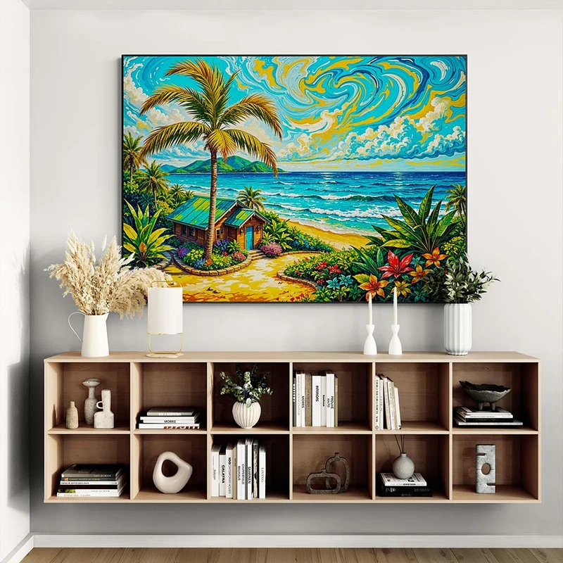 5D Diamond Painting – Paradies am Meer