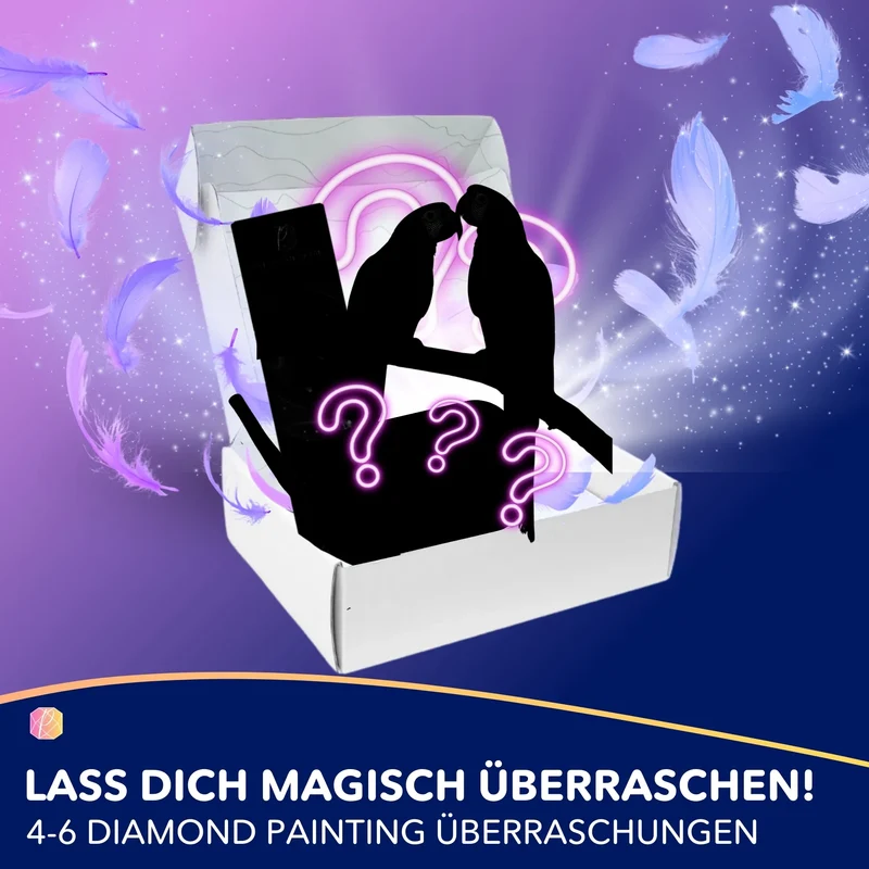 Diamond Painting Mystery-Box "Vögel" (#1)