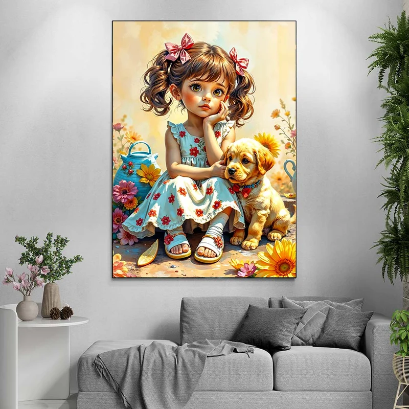 5D Diamond Painting – Sommerfreundschaft