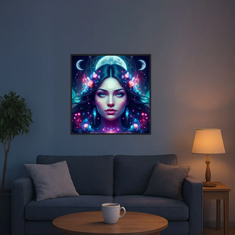 Diamond Painting - Mondprinzessin