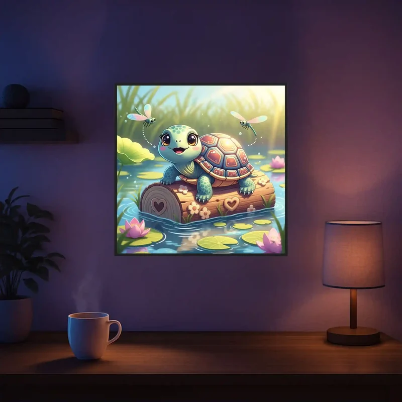 Diamond Painting - Schildkrötenmädchen Karla