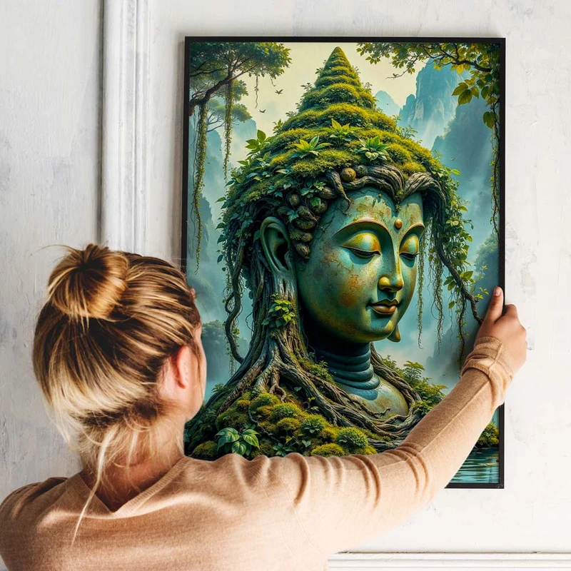 5D Diamond Painting – Naturverbundener Buddha