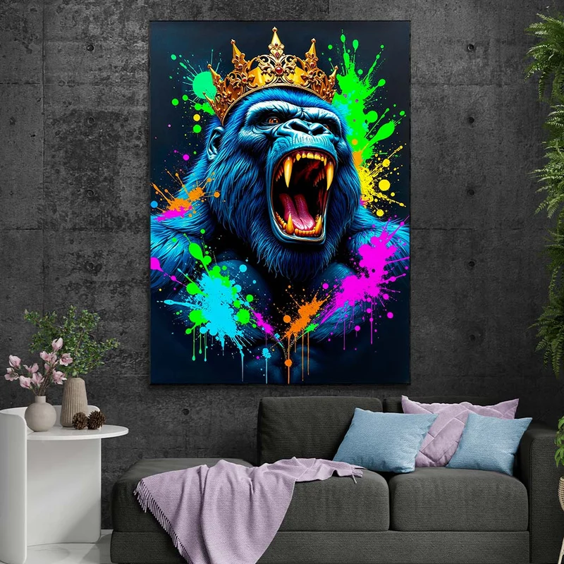 5D Diamond Painting – Königlicher Gorilla