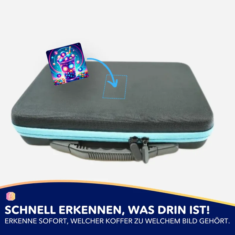 Aufkleber 5er-Set - Bubble Tea Universum