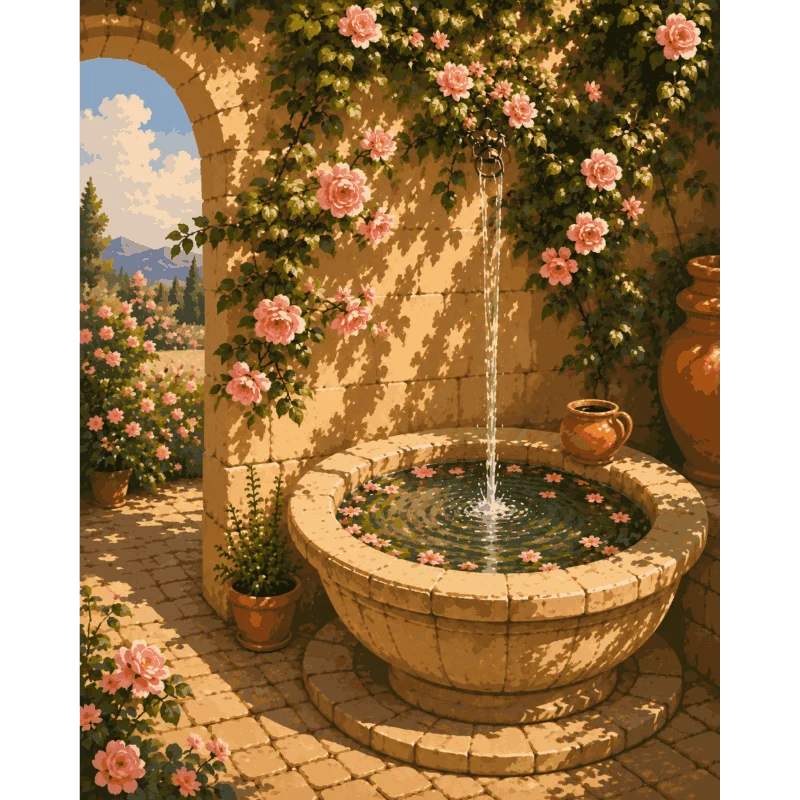 Toskanischer Brunnen