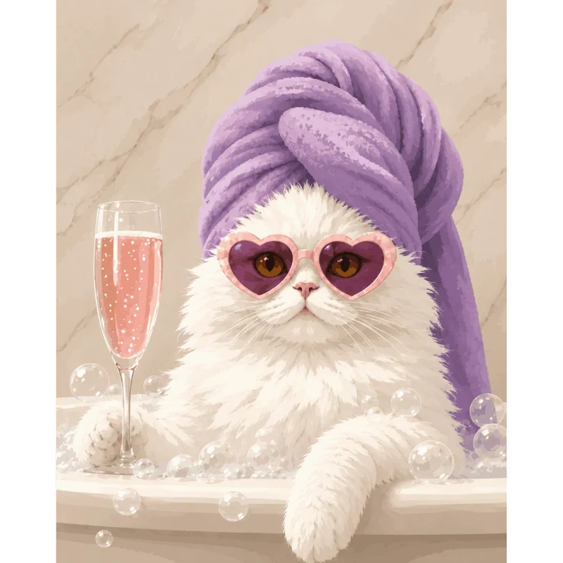 Verwöhnte Katze