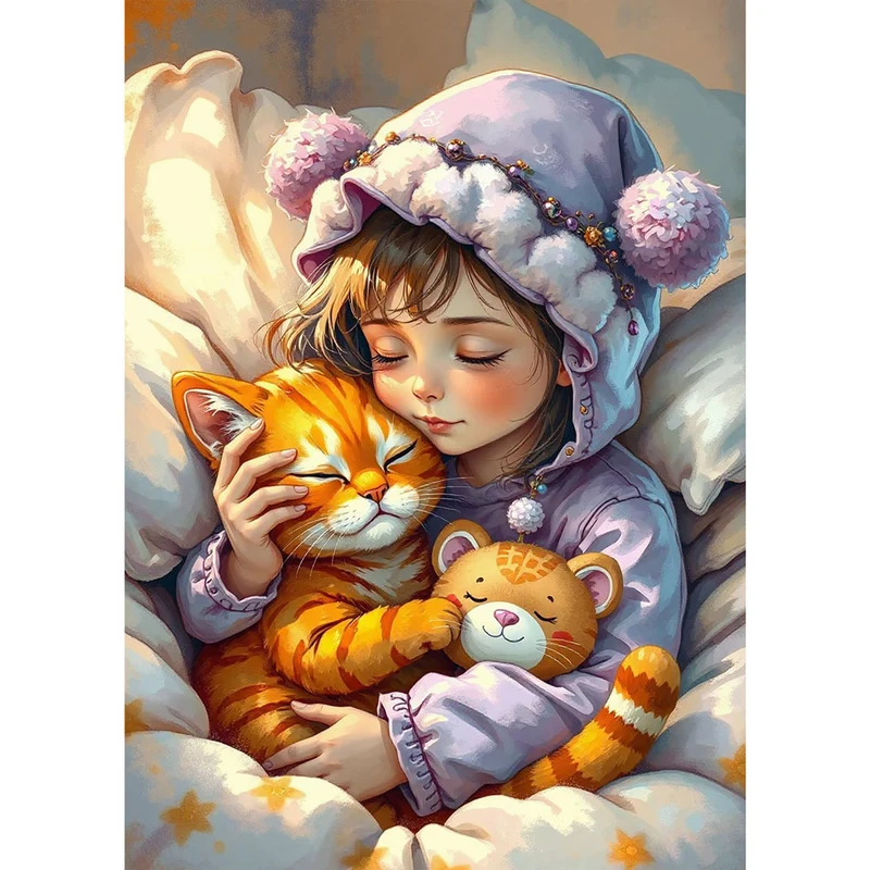 5D Diamond Painting – Traumhafte Geborgenheit