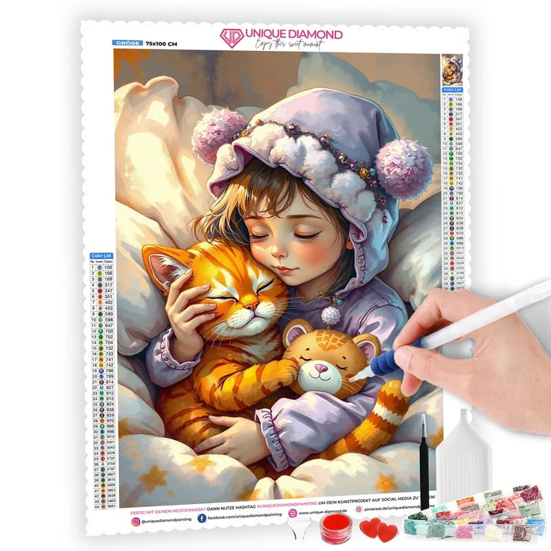 5D Diamond Painting – Traumhafte Geborgenheit